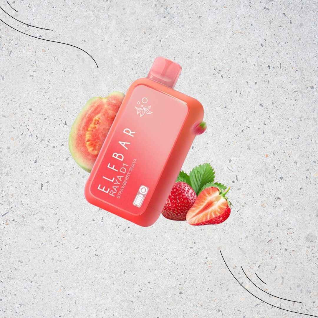 Elf Bar Raya D1 13000puffs- Strawberry Guava Elf Bar Raya D1 13000puffs- Strawberry Guava